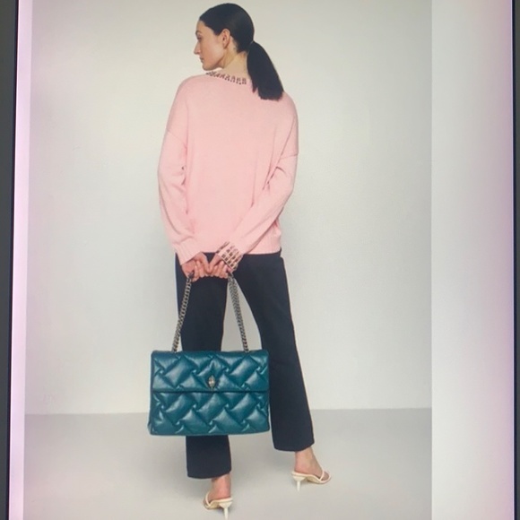 Kurt Geiger London Kensington XXL KENSINGTON  Soft Quilted Leather Shoulder Bag - Picture 6 of 11